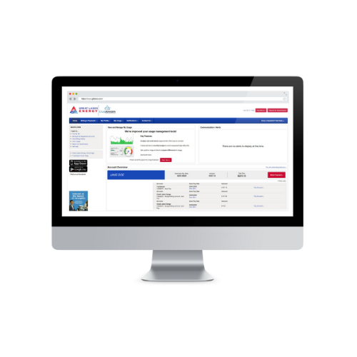 Online account graphics